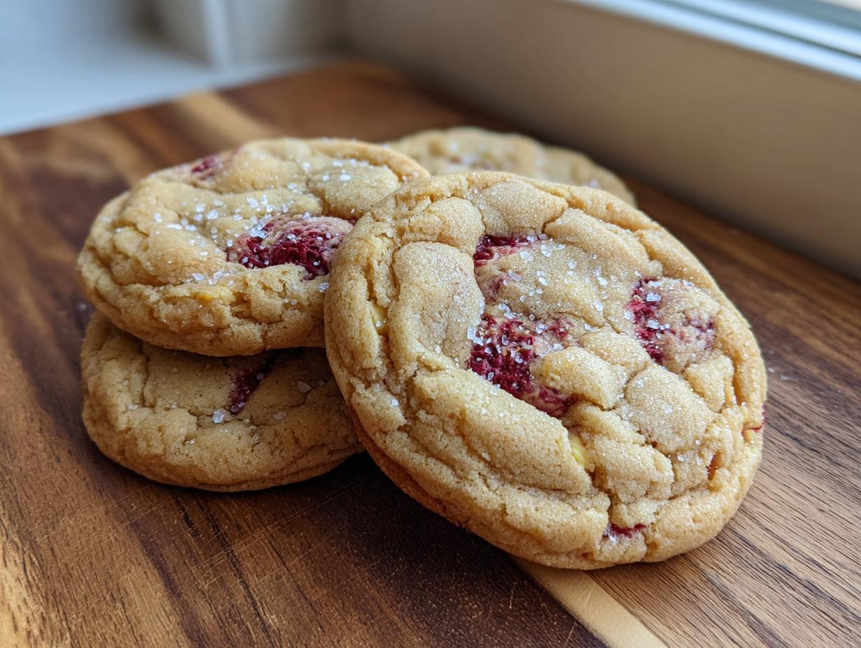 Amazing 30-Minute lemon raspberry cookies