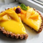 mango curd tart