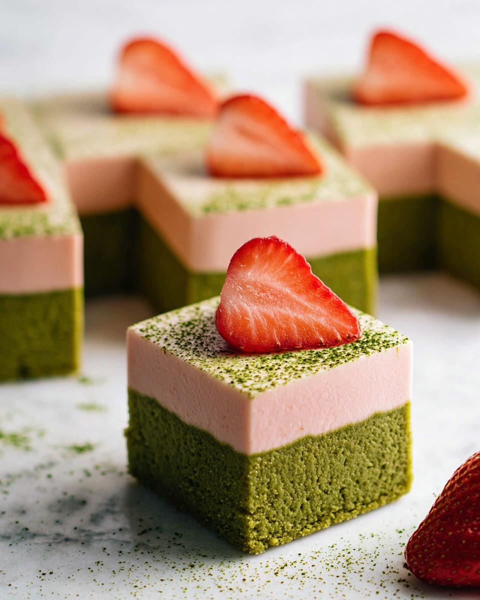 Amazing 16 matcha strawberry bars you'll adore 5 matcha strawberry bars - detail 2