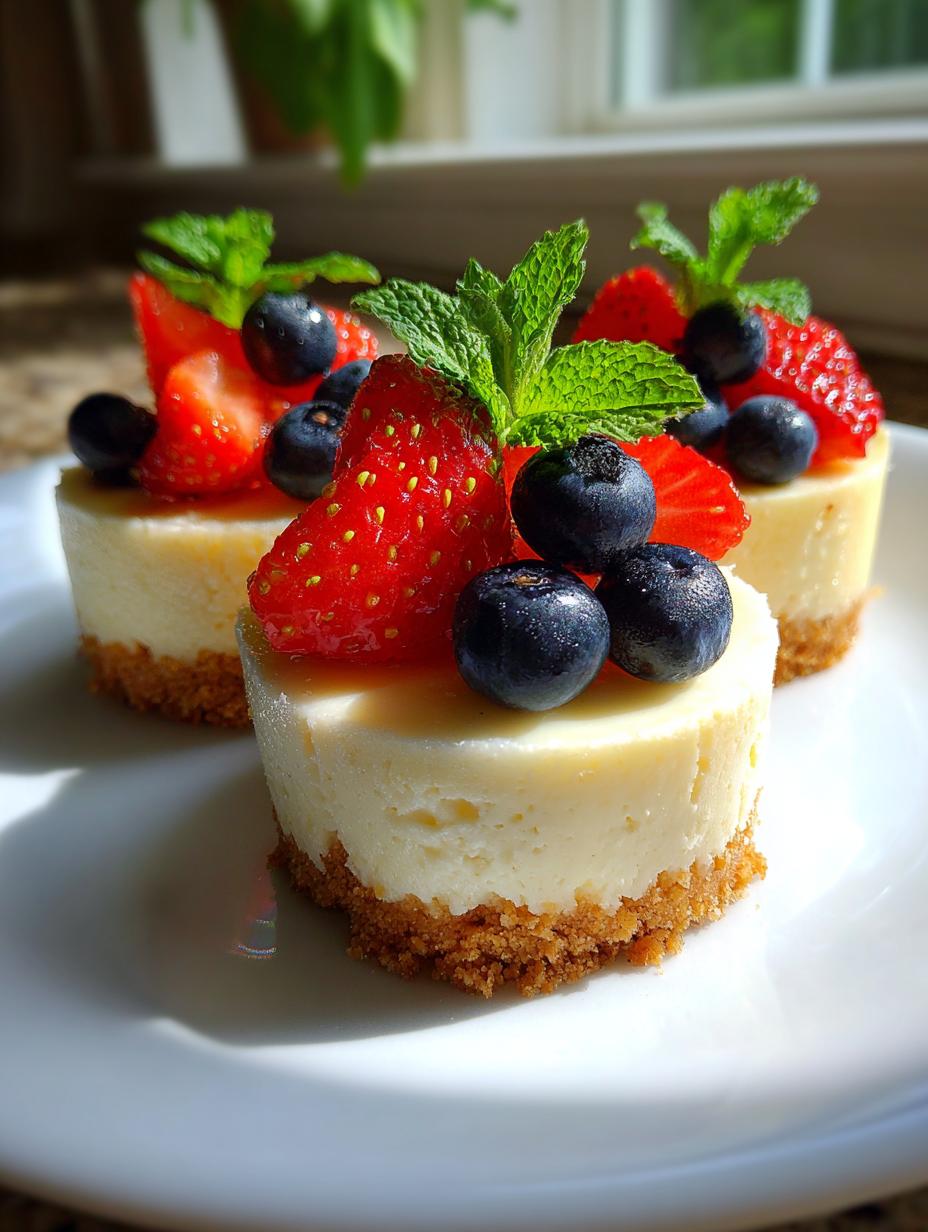 mini protein cheesecakes - detail 2