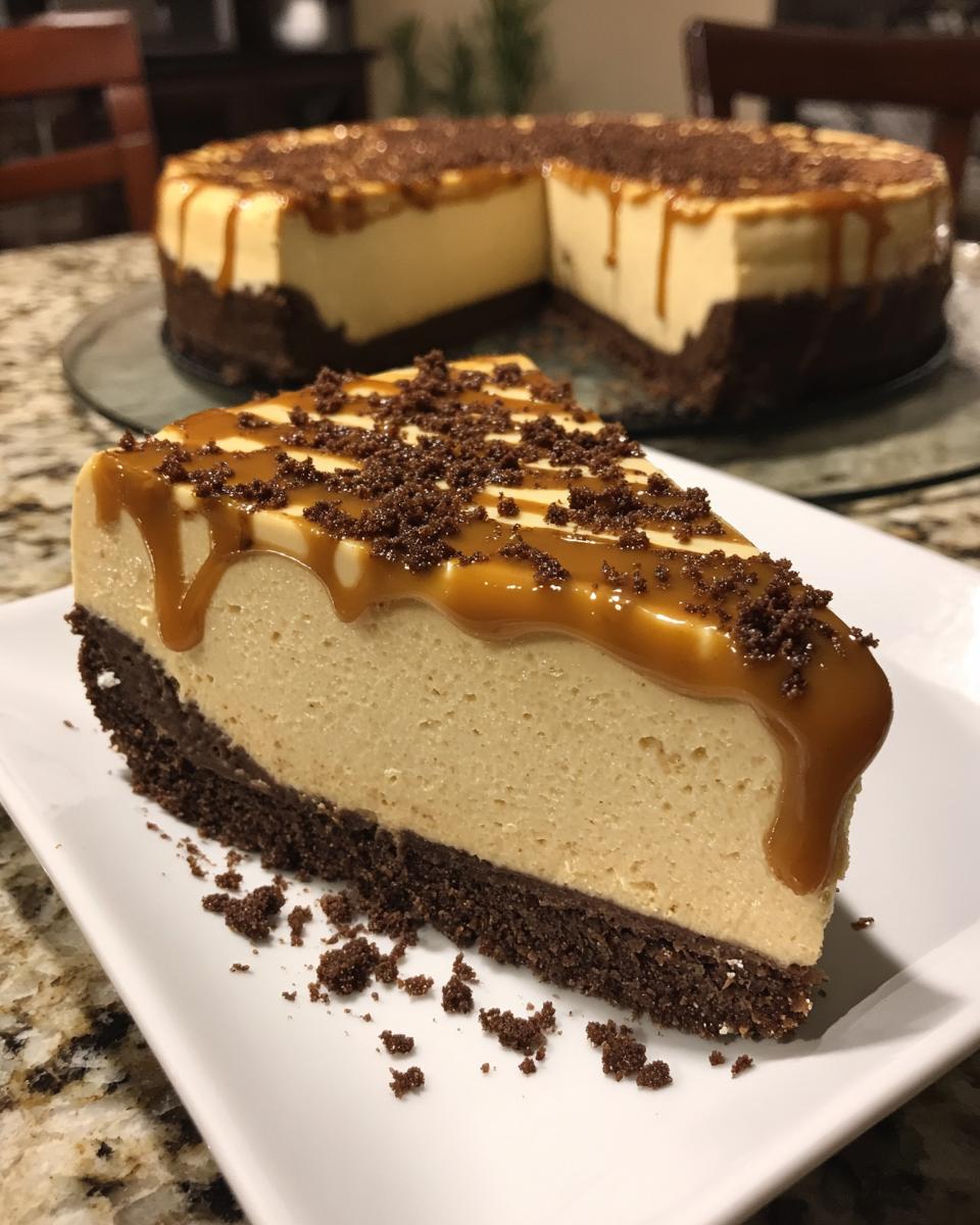 no bake Biscoff cheesecake - detail 1