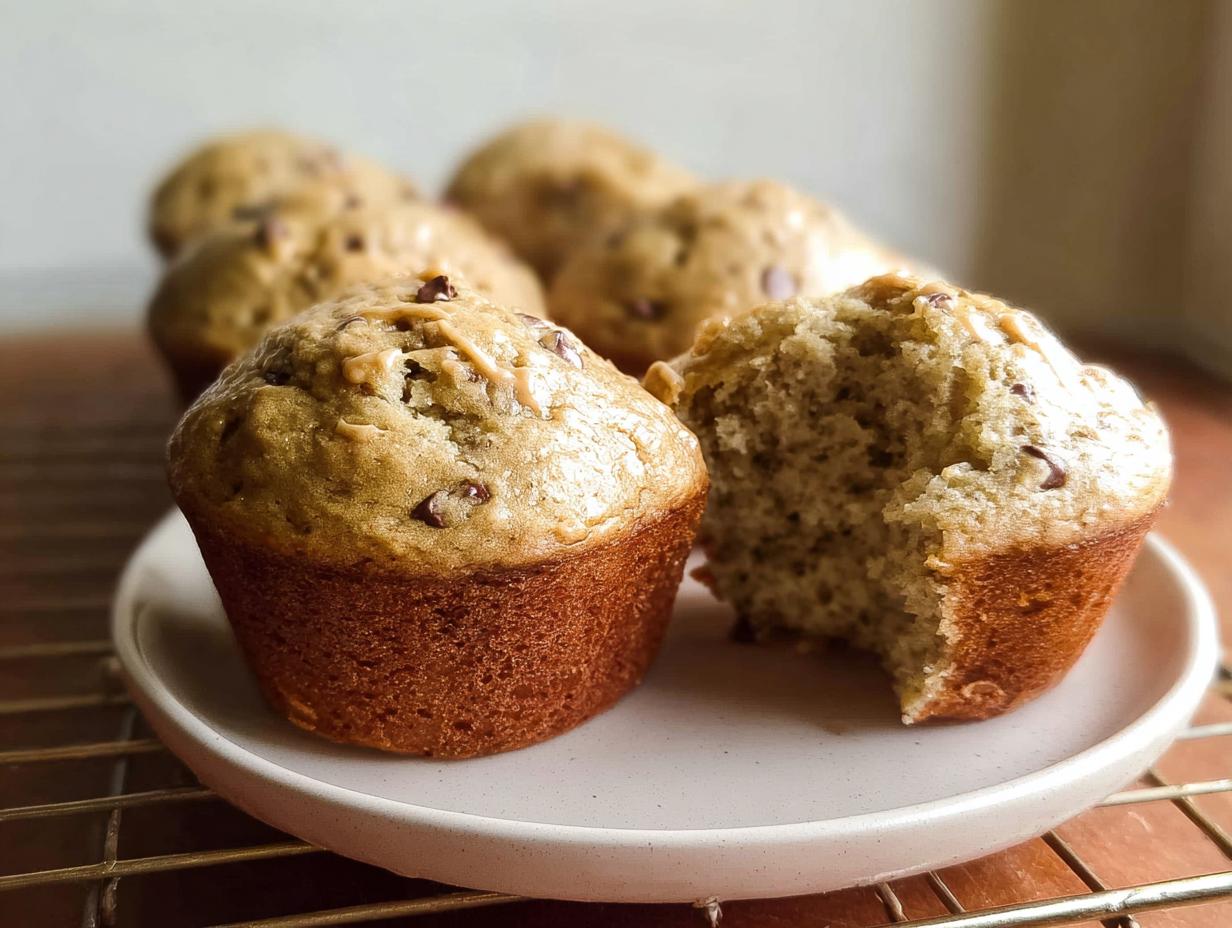 Amazing 12 peanut butter banana muffins taste