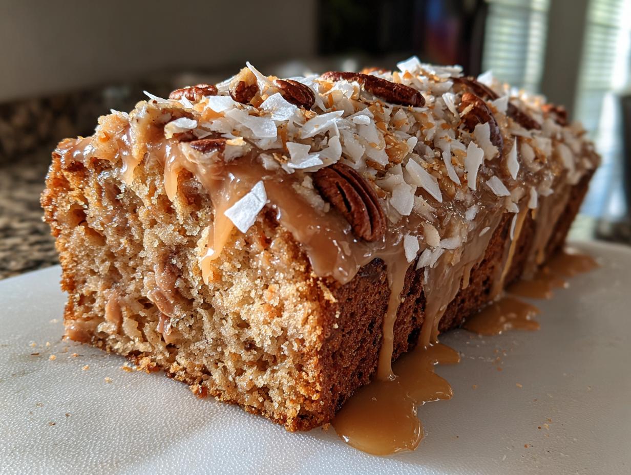 Amazing pecan praline cake magic in 1 step
