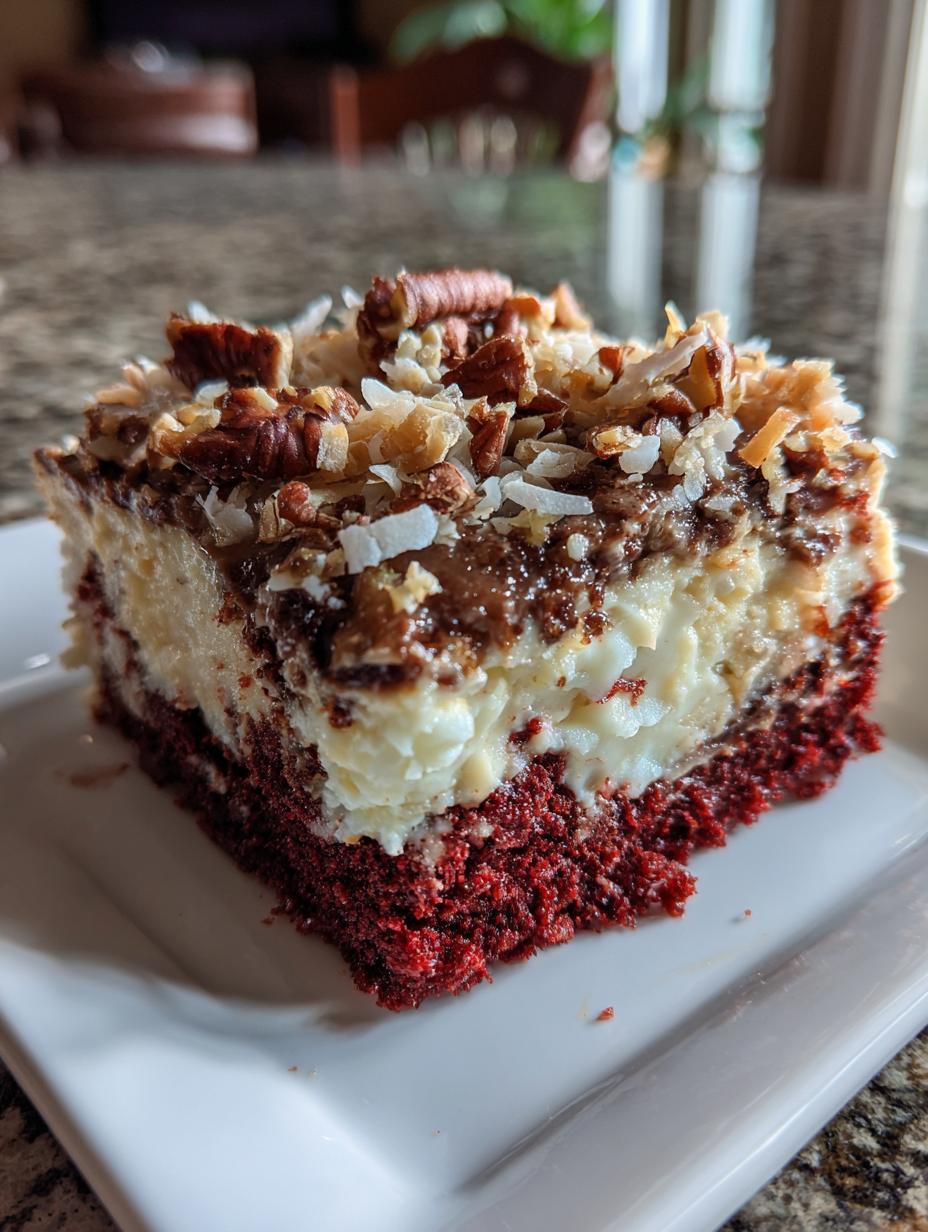 red velvet earthquake cake - detail 2