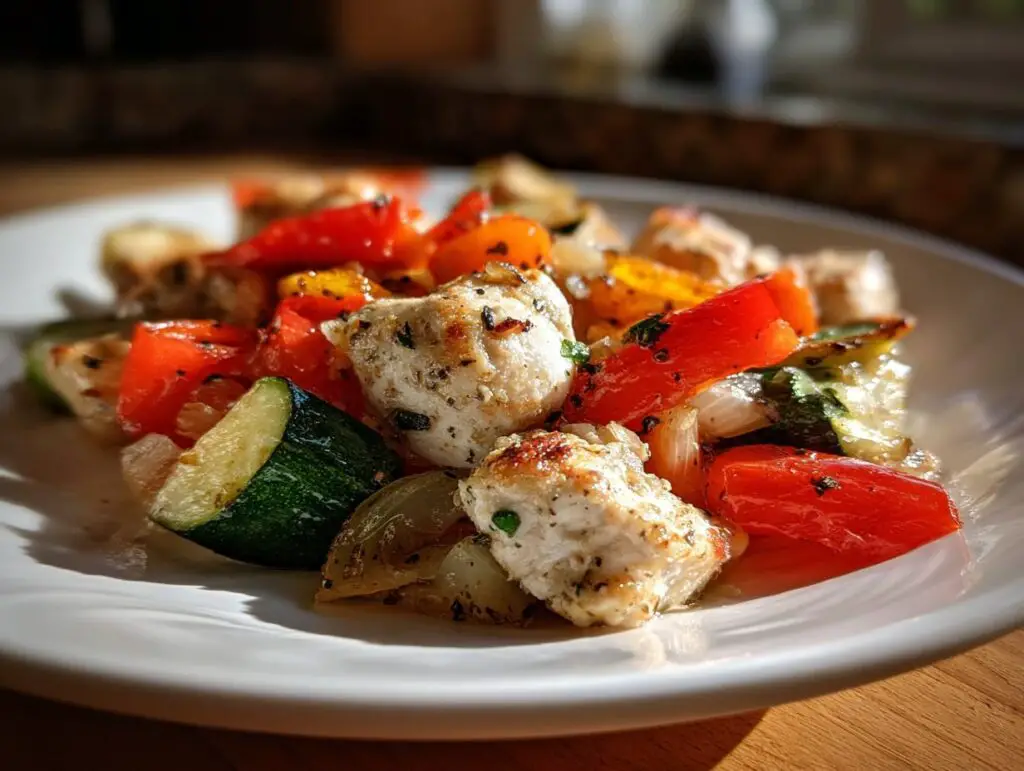 sheet pan chicken and veggies