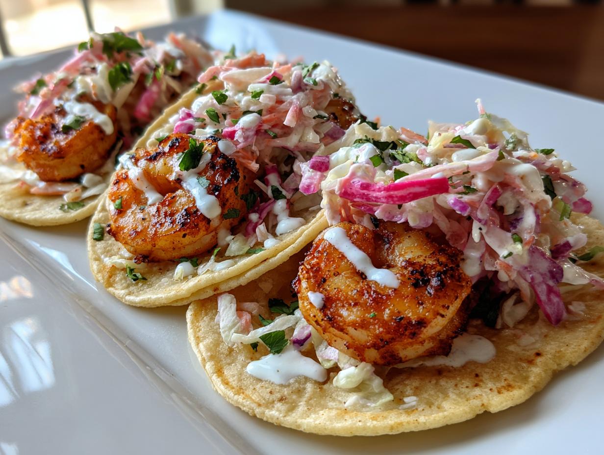15 Minute shrimp tacos with slaw Magic
