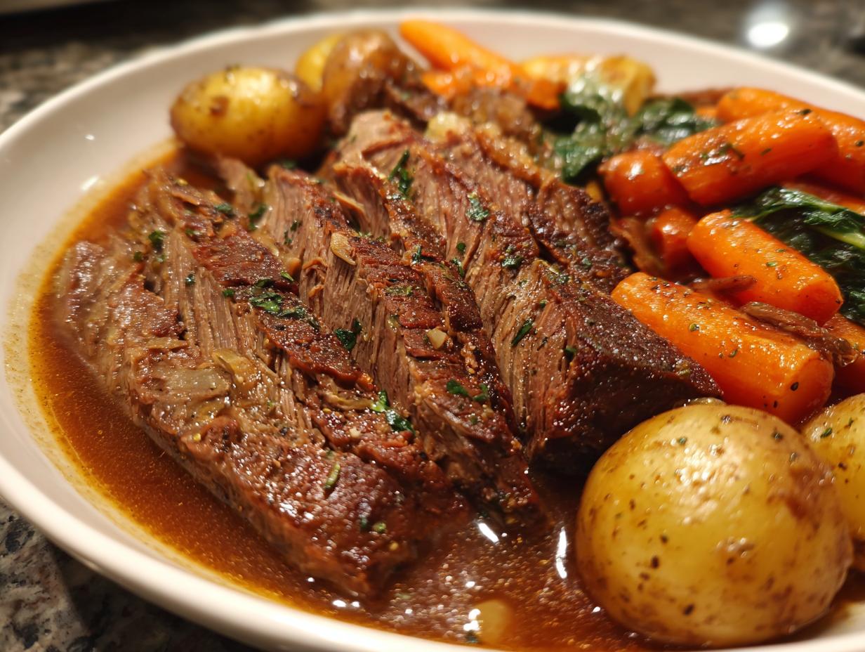 Amazing slow cooker beef and cabbage flavor now