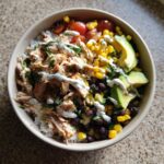 slow cooker chicken burrito bowl