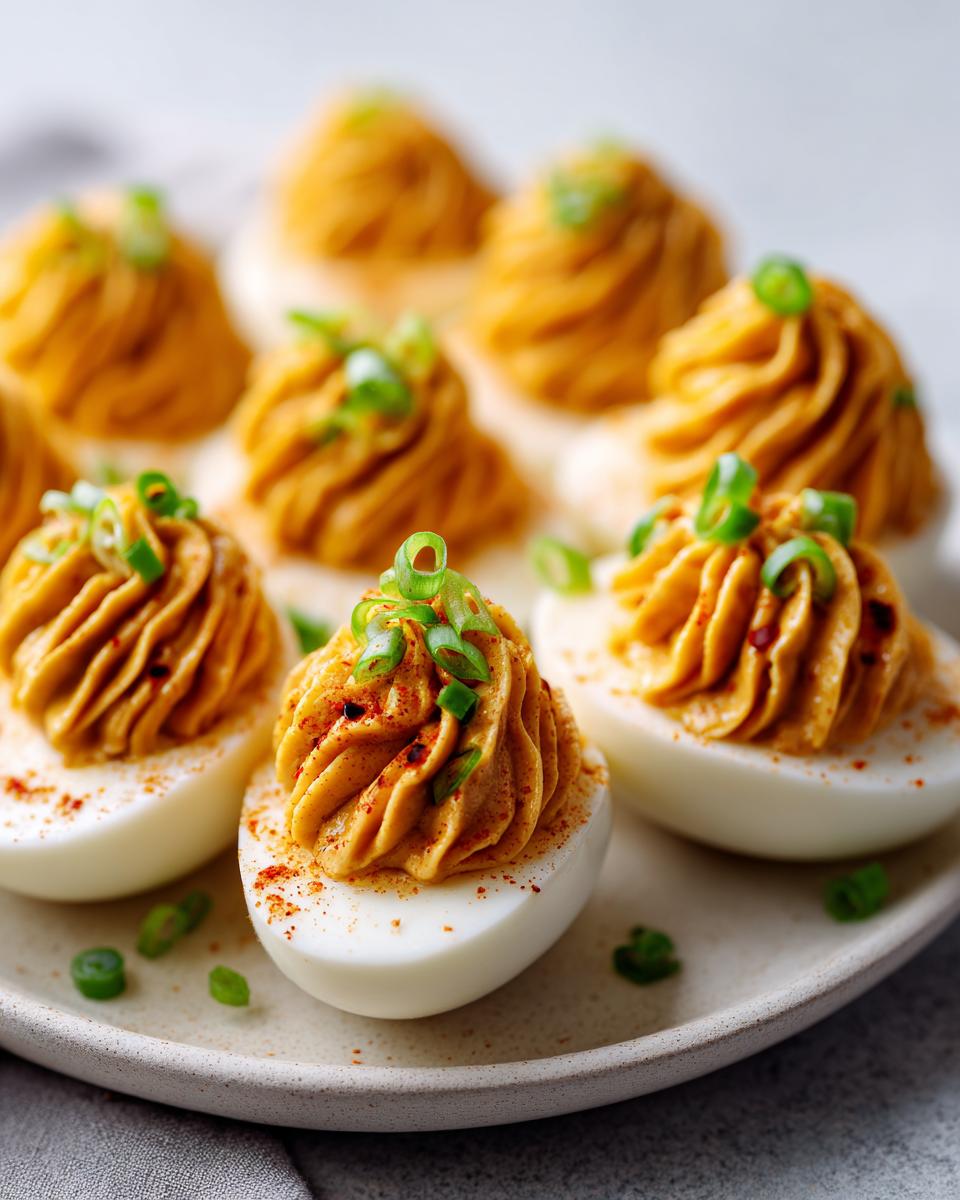 spicy deviled eggs - detail 1