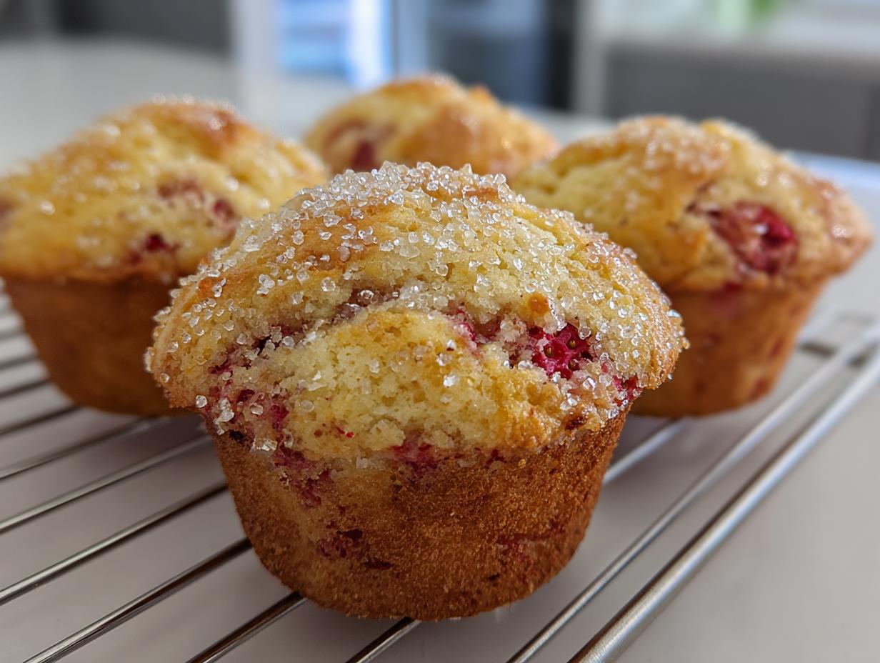 Amazing 30-minute strawberry muffins