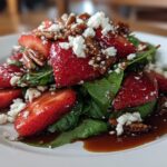 strawberry spinach salad