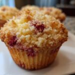 strawberry streusel muffins
