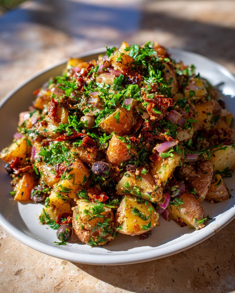 sumac potato salad - detail 1