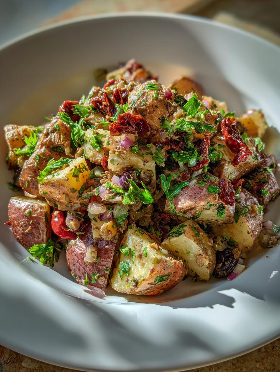 sumac potato salad - detail 2