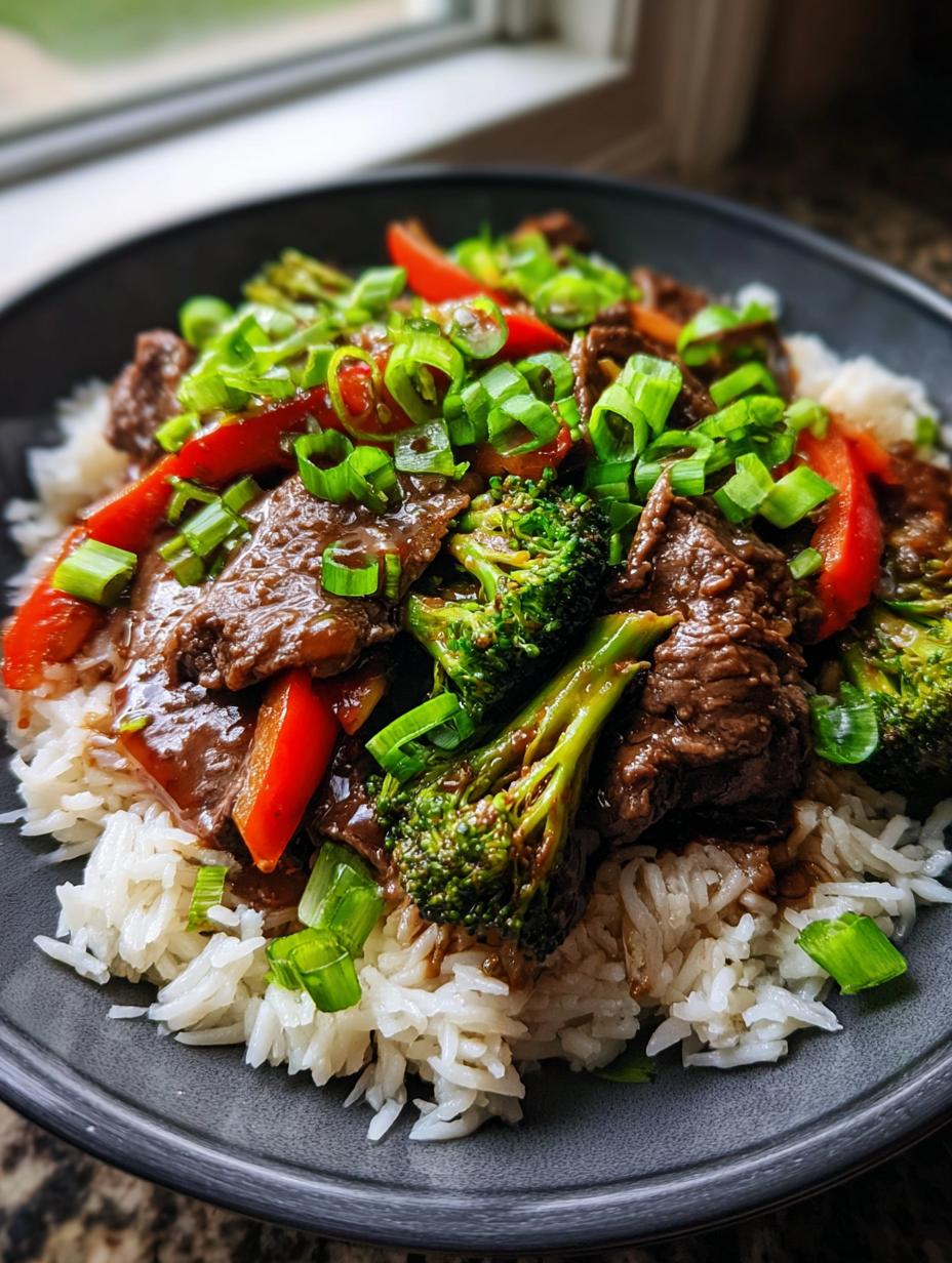 teriyaki ground beef stir fry - detail 2