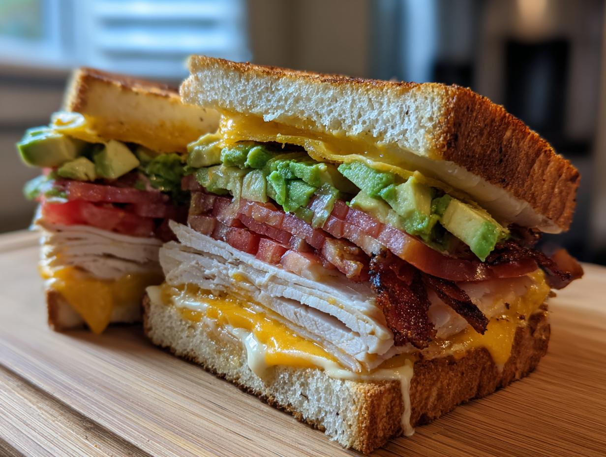 Amazing 10 Minute Turkey Club Sandwich