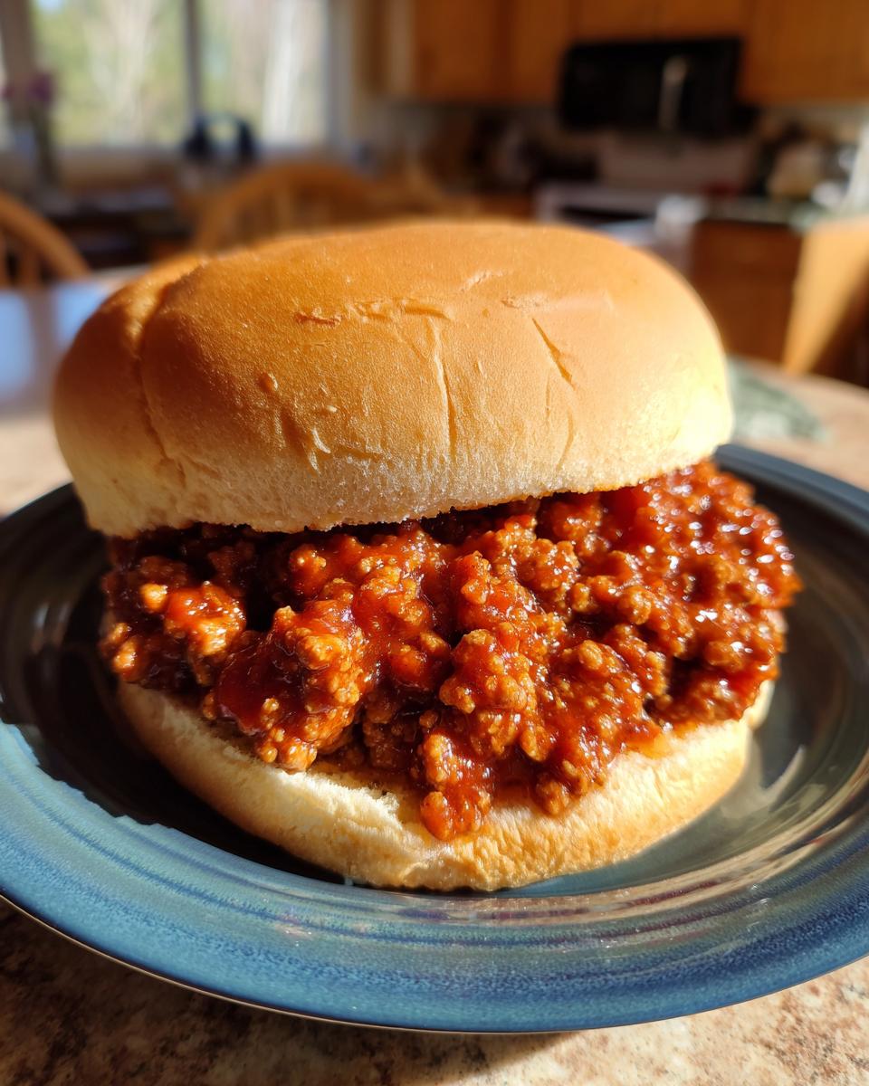 turkey sloppy joes - detail 1