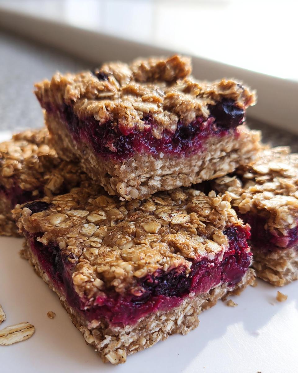 Shocking 4 Ingredient Blueberry Oatmeal Bars Secret 4 4 Ingredient Blueberry Oatmeal Bars - detail 1