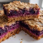 4 Ingredient Blueberry Oatmeal Bars