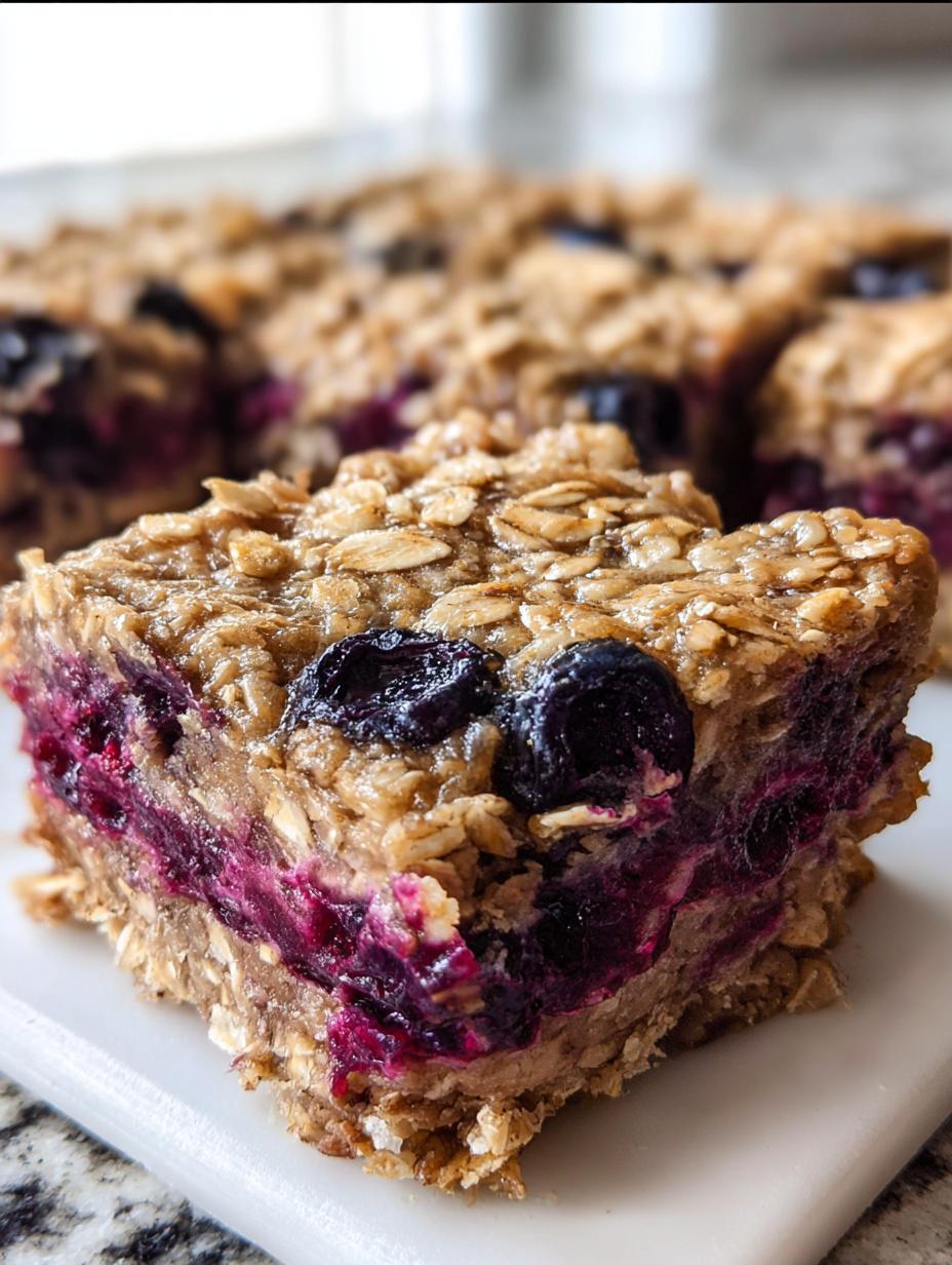 Shocking 4 Ingredient Blueberry Oatmeal Bars Secret 5 4 Ingredient Blueberry Oatmeal Bars - detail 2