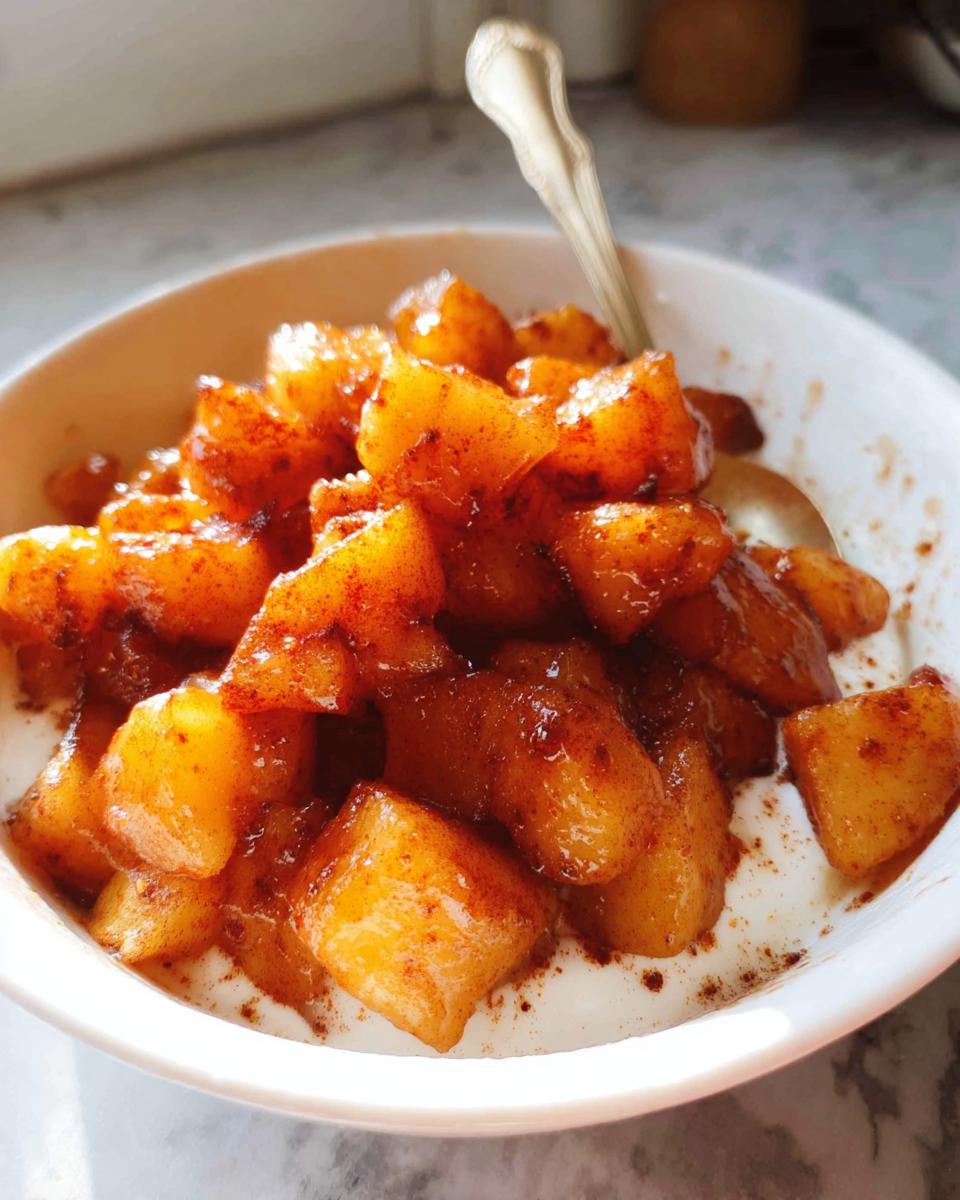 Air Fryer Apples with Cinnamon - detail 1