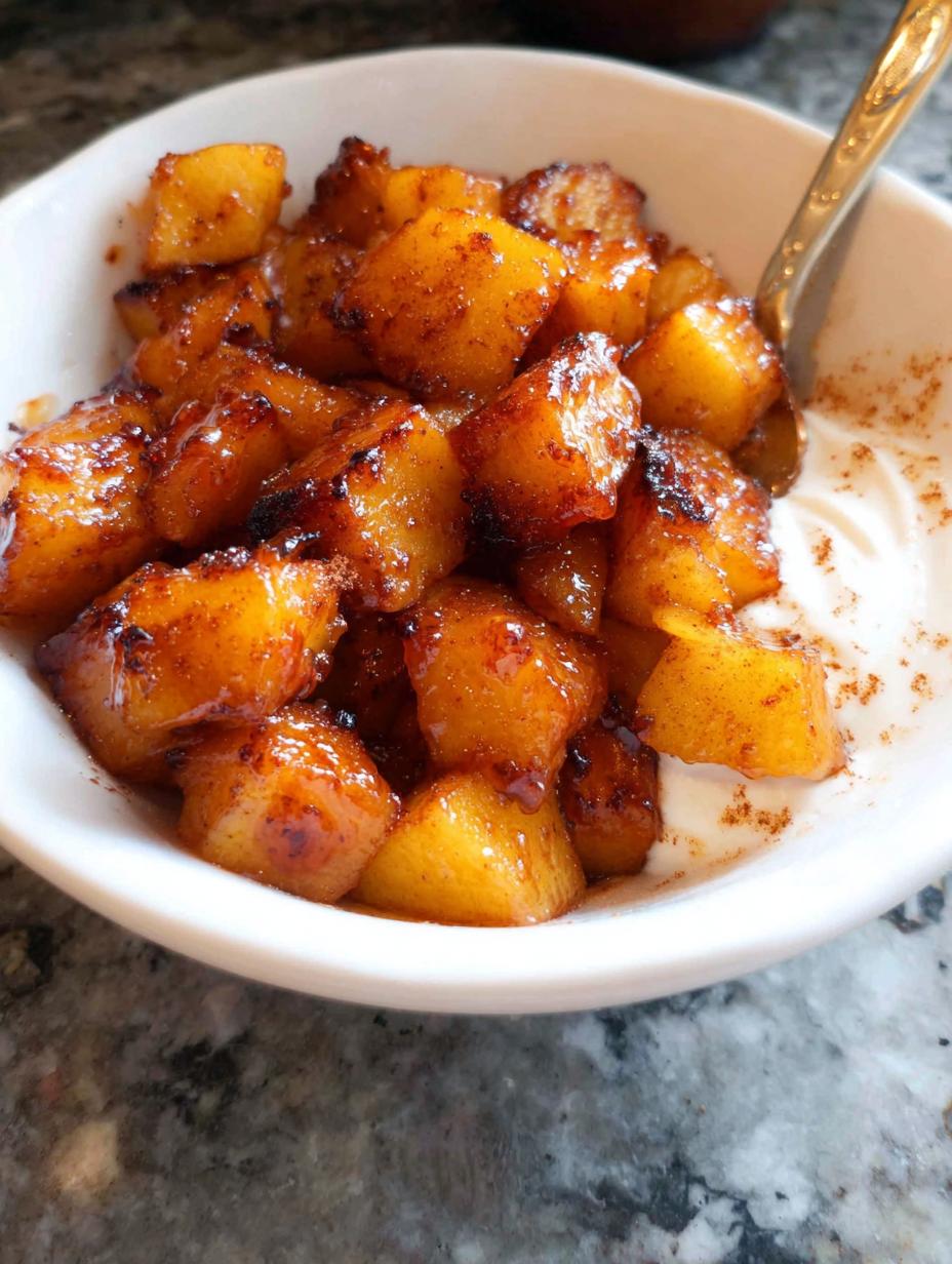 Air Fryer Apples with Cinnamon - detail 2