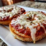 Air Fryer Bagel Pizzas