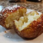 Air Fryer Baked Potatoes with Crispy Skin