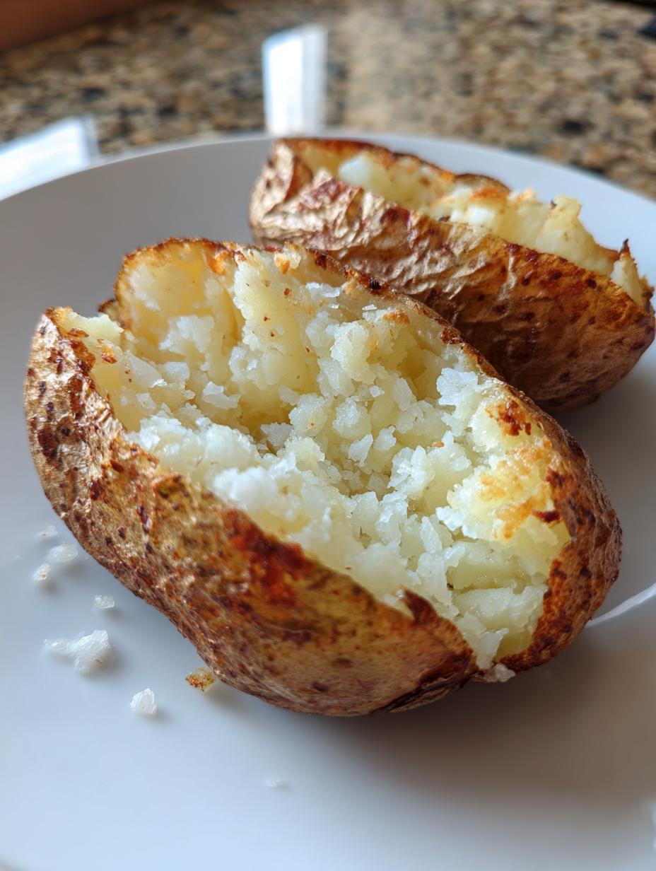 Air Fryer Baked Potatoes with Crispy Skin - detail 2