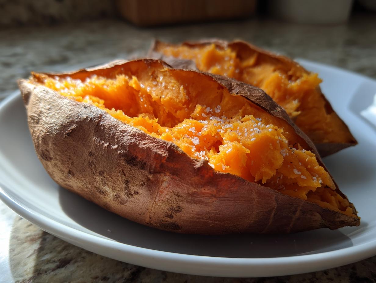 Amazing 30-Min Air Fryer Baked Sweet Potatoes