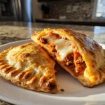 Air Fryer Beef and Cheese Calzones