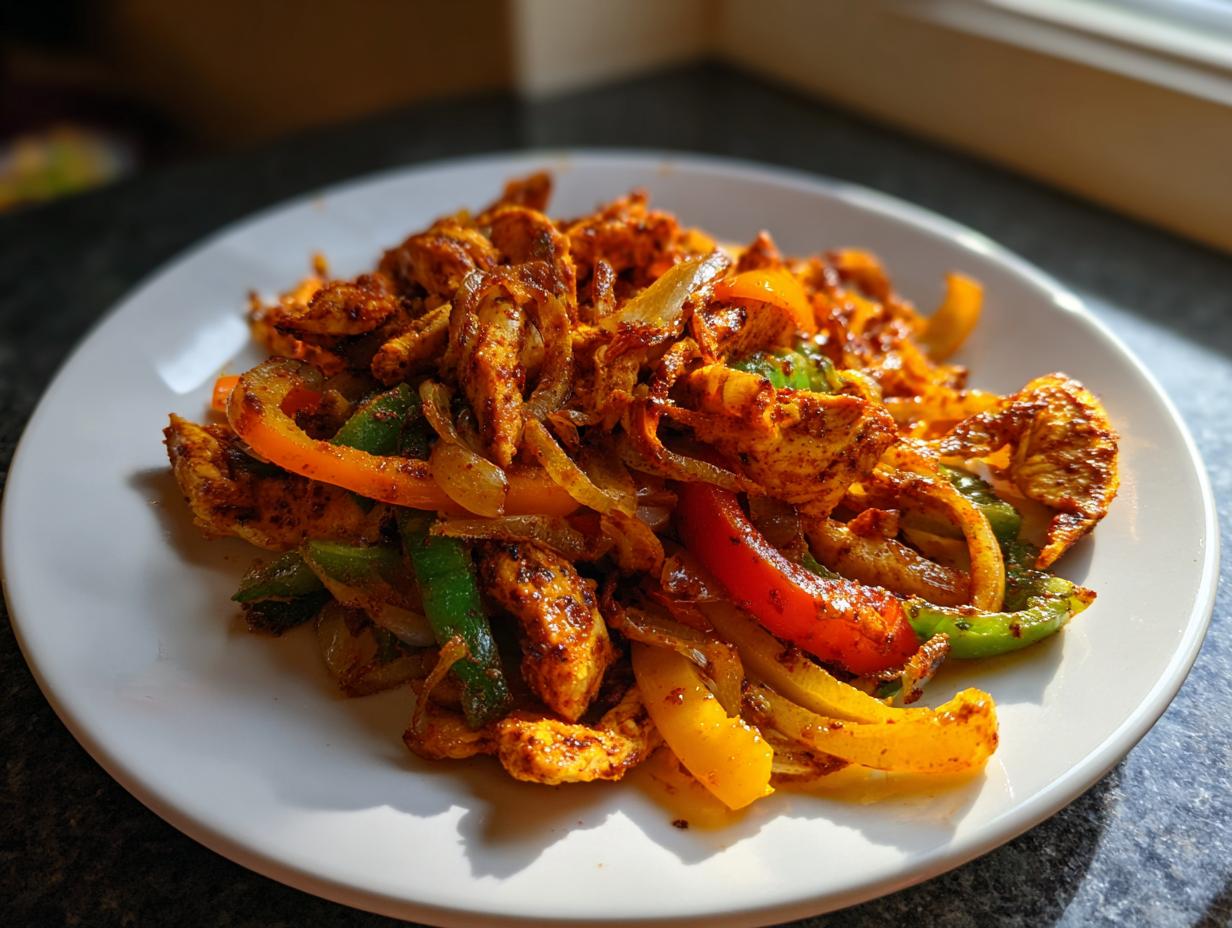 Amazing 30-min Air Fryer Chicken Fajitas