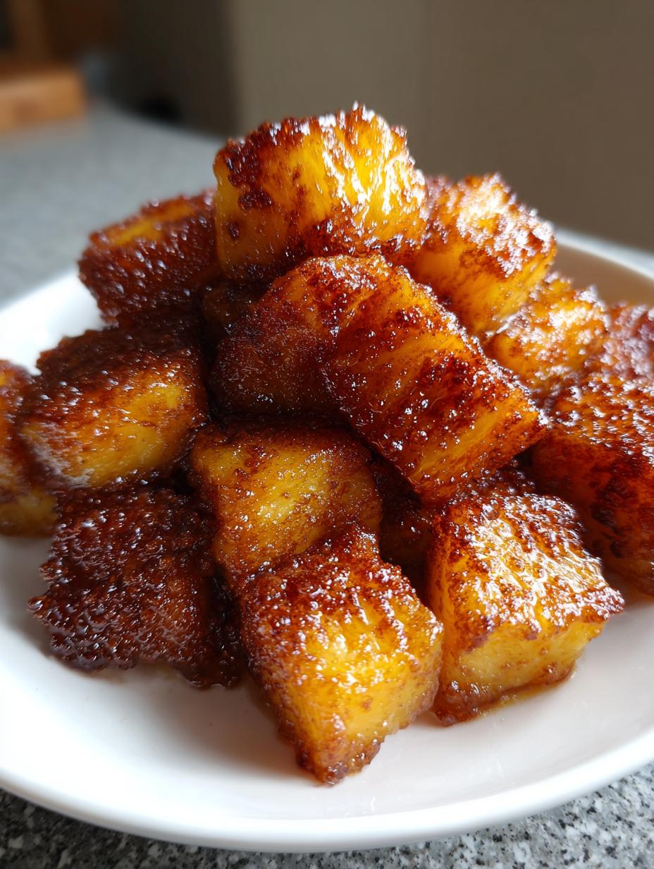 Air Fryer Cinnamon Pineapple - detail 2