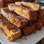 Air Fryer Cinnamon Sugar French Toast Sticks