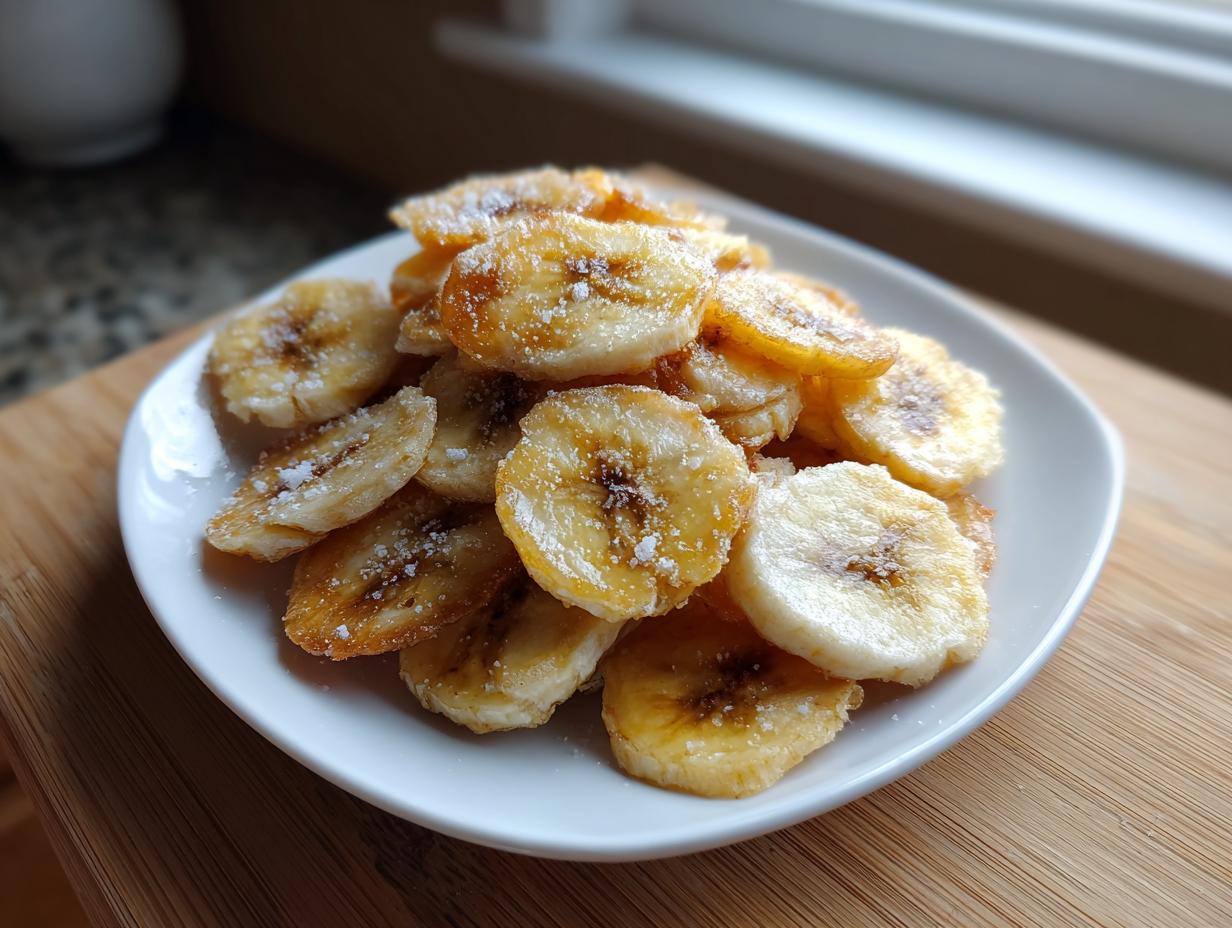 Amazing 15-Minute Air Fryer Crispy Banana Chips