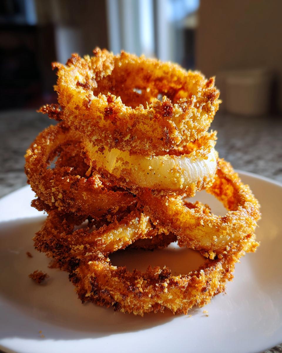 Amazing 8-Minute Air Fryer Crispy Onion Rings 4 Air Fryer Crispy Onion Rings - detail 1