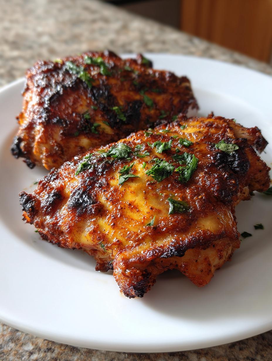 Air Fryer Garlic Paprika Chicken Thighs - detail 2