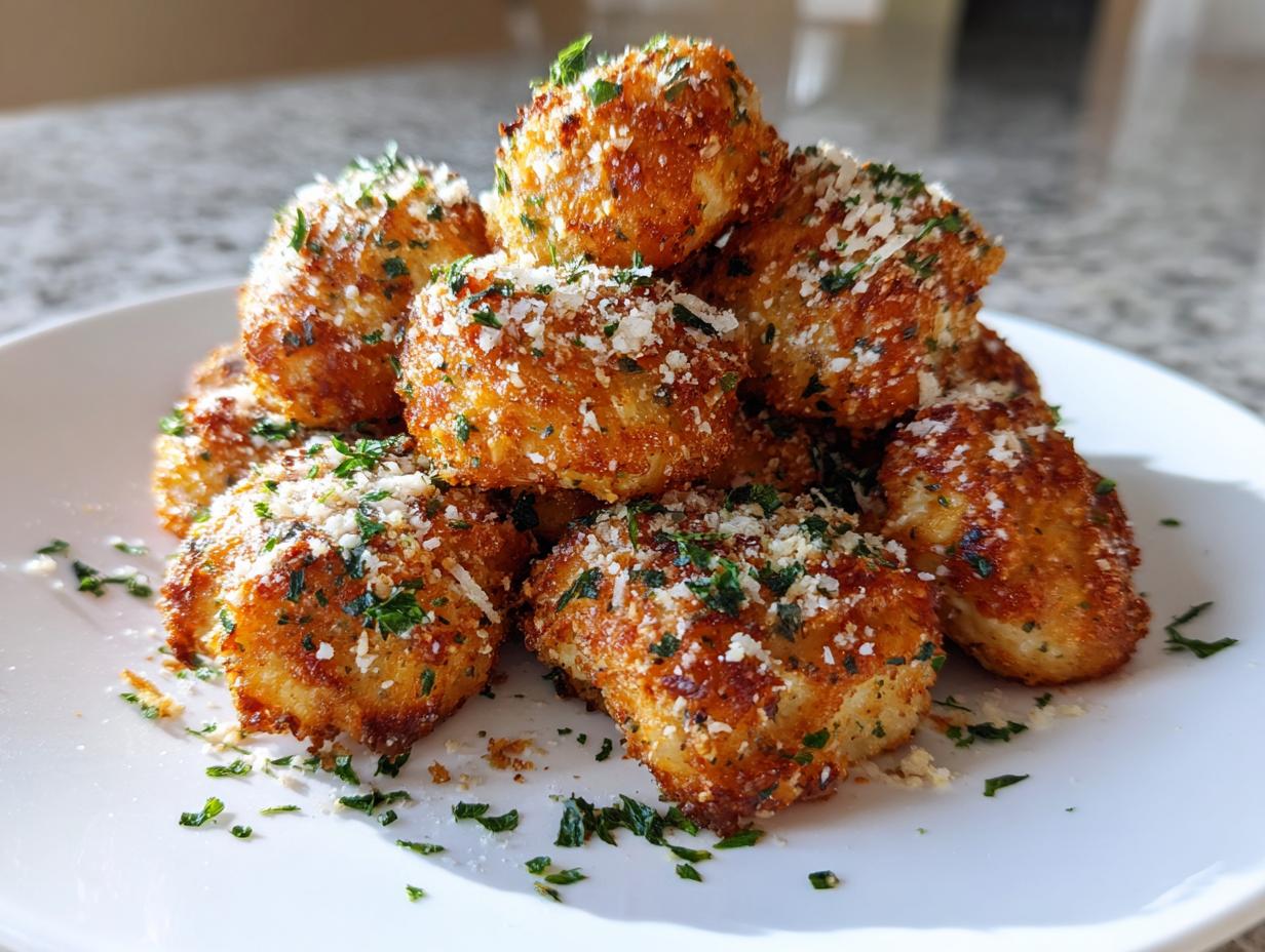 Foolproof 25 Min Air Fryer Garlic Parmesan Chicken Bites