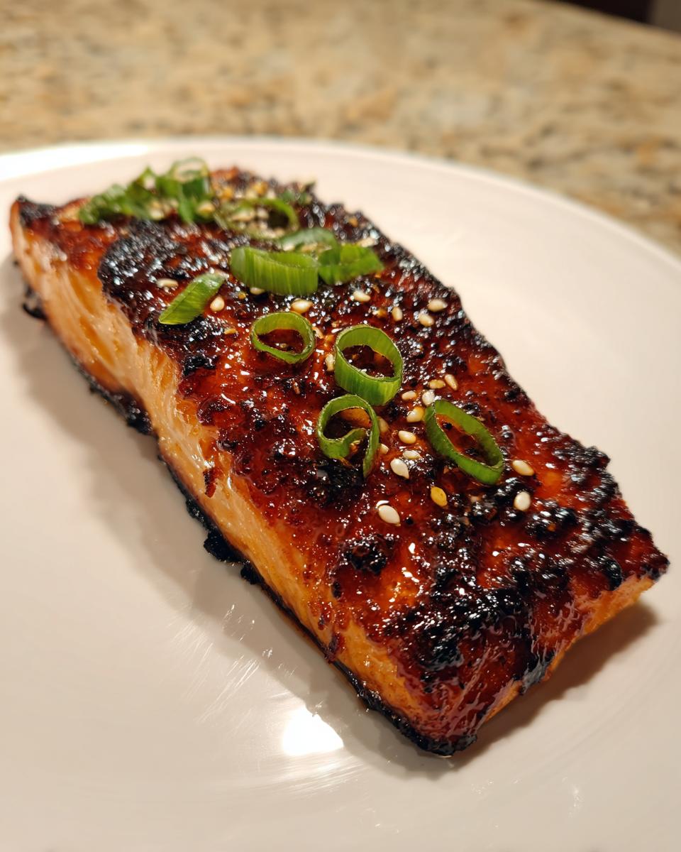 Air Fryer Honey Garlic Salmon - detail 1