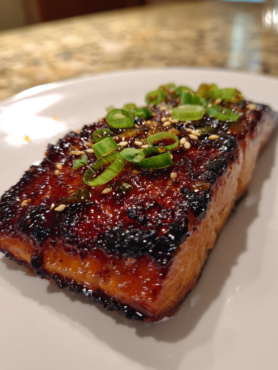 Air Fryer Honey Garlic Salmon - detail 2
