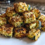 Air Fryer Parmesan Zucchini Bites