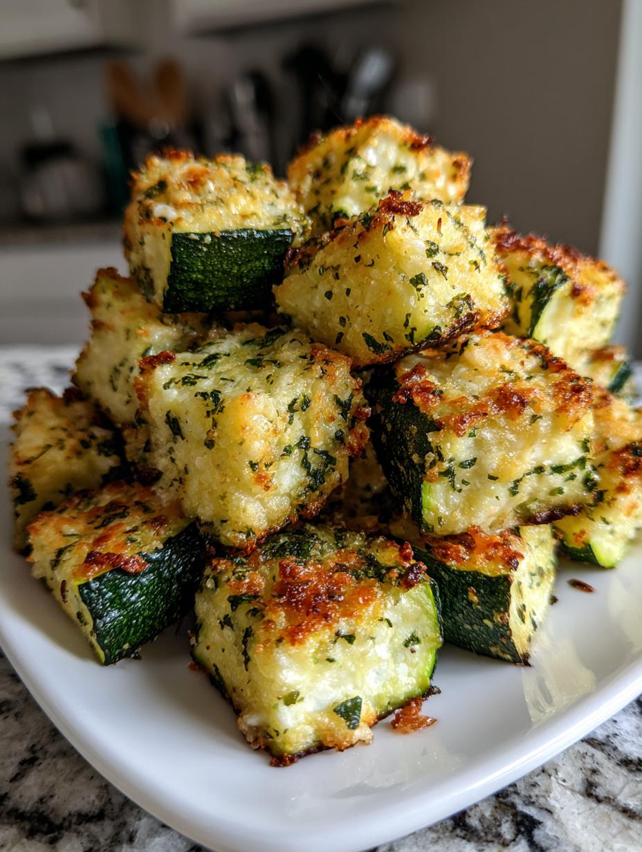 Air Fryer Parmesan Zucchini Bites - detail 2