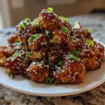 Air Fryer Sesame Cauliflower Bites