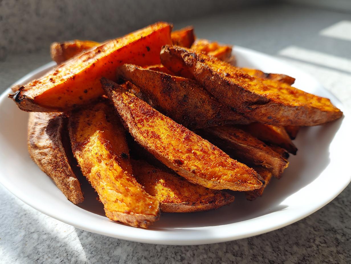 1 Secret Air Fryer Sweet Potato Wedges