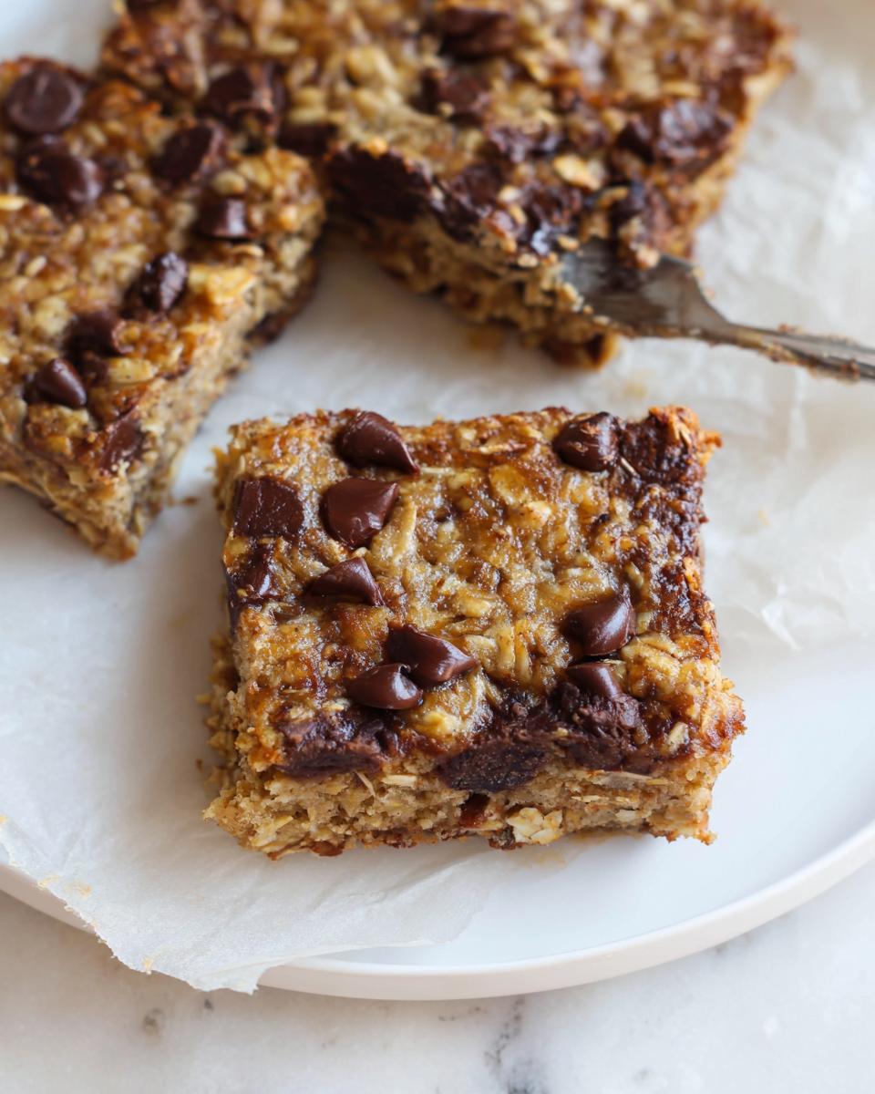 Amazing 1 Banana Oatmeal Bars Easy Healthy Snack 4 Banana Oatmeal Bars Easy Healthy Snack - detail 1