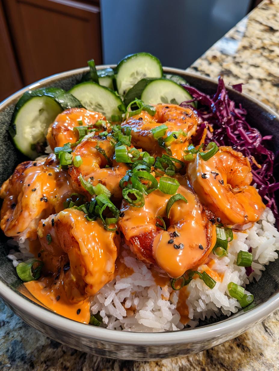 Bang Bang Shrimp Rice Bowl Easy Dinner - detail 2