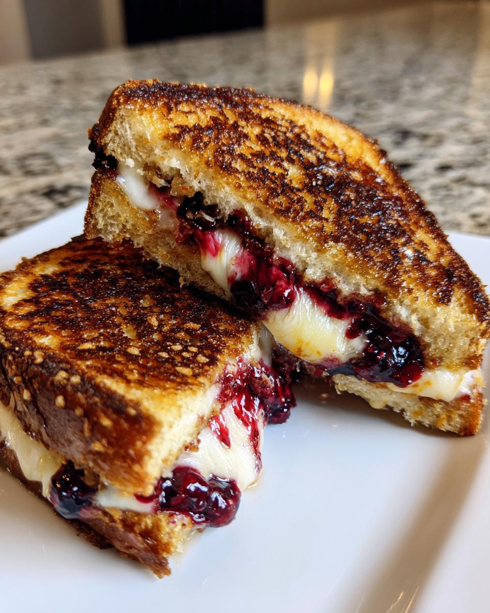 Blueberry Grilled Cheese Sandwich - detail 1
