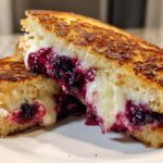 Blueberry Grilled Cheese Sandwich