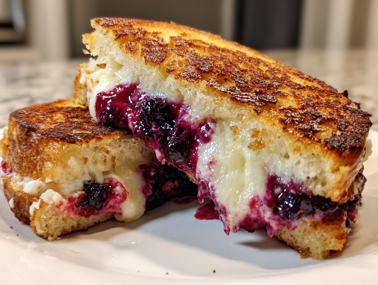 Master 1 Blueberry Grilled Cheese Sandwich Joy