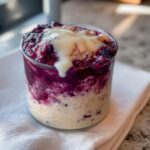 Blueberry White Chocolate Overnight Oats